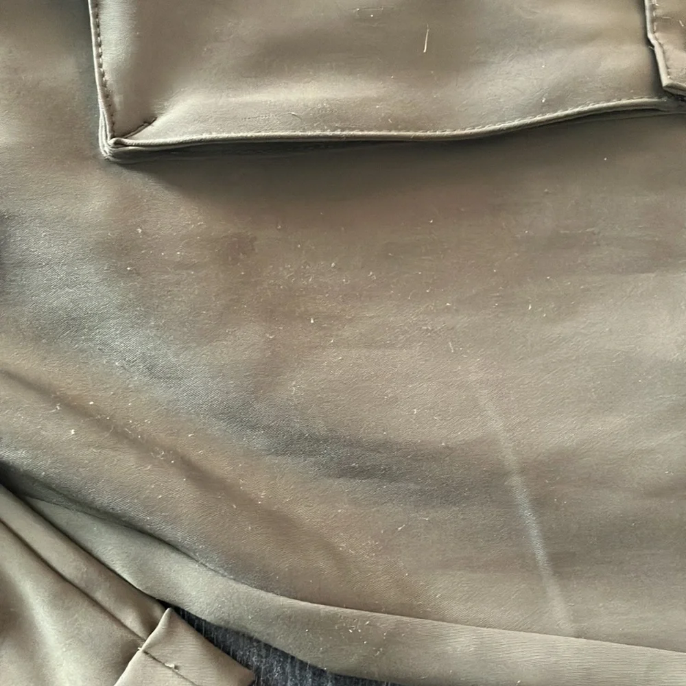 Olive Green Women's Cargo Pants - Picture 5 of 7